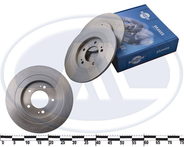 Диск гальмівний задній HYUNDAI I40 [284X25]*, фото 1