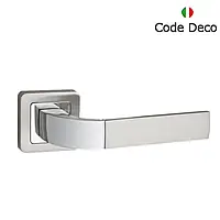 Дверные ручки Code Deco H-22104-A-NIS/CR (матовый никель)