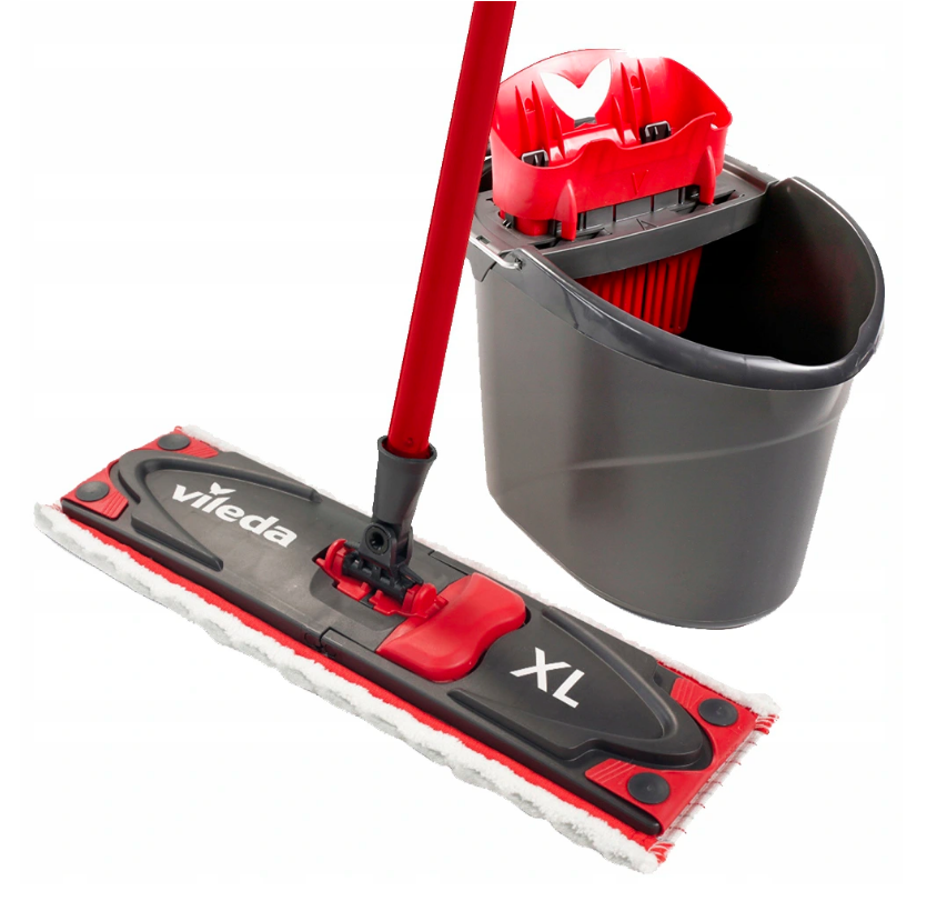 Швабра плоска моп відро з відтискачем Vileda Ultramax Box XL 42 см 2in1