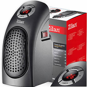 Тепловентилятор Zilan ZLN2007 1000 Вт 2 режими Чорний