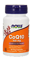 Коэнзим Q10, Coenzyme Q10, Now Foods, 100 мг, 30 капсул (NOW-03210)