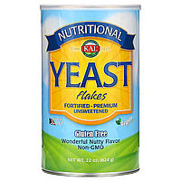 Дріжджі з пластівцями несолодкі, Yeast Flakes, KAL, 624 г (CAL-38010)