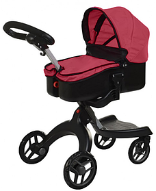 Коляска для ляльок Carrello gloria 9631A DEEP RED Червона