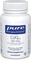 Коэнзим Q10, CoQ10, Pure Encapsulations, 120 мг, 60 капсул (PE-00079)