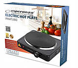 Електрична плита настільна однокамфорна Esperanza EKH002K 1500 Вт, фото 5