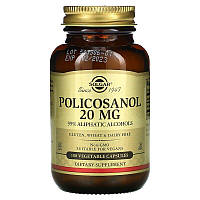 Поликосанол (Policosanol), Solgar, 20 мг, 100 капсул (SOL-02251)