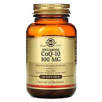 Коэнзим Q10 (CoQ-10 Megasorb), Solgar, 100 мг, 90 капсул (SOL-00914)