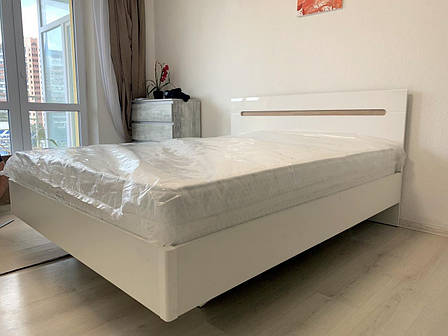 Спальня в сучасному стилі Б 'янко Світ меблів, колір дуб сонома / білий, фото 2