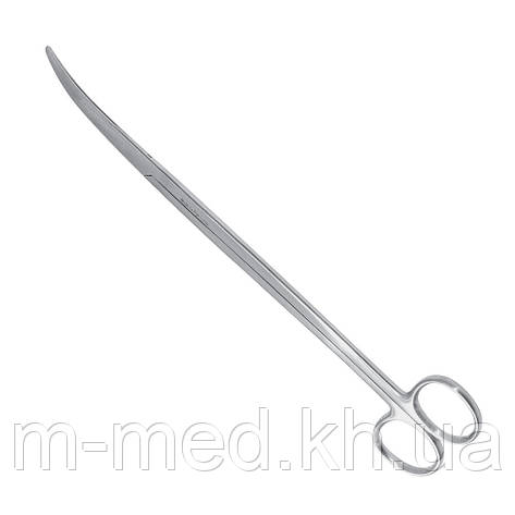 Ножиці Metzenbaum-Nelson, гострий/тупий загнуті, довжина 28 cм, фото 2