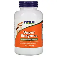 Пищеварительные ферменты, Super Enzymes, Now Foods, 180 капсул (NOW-02964)