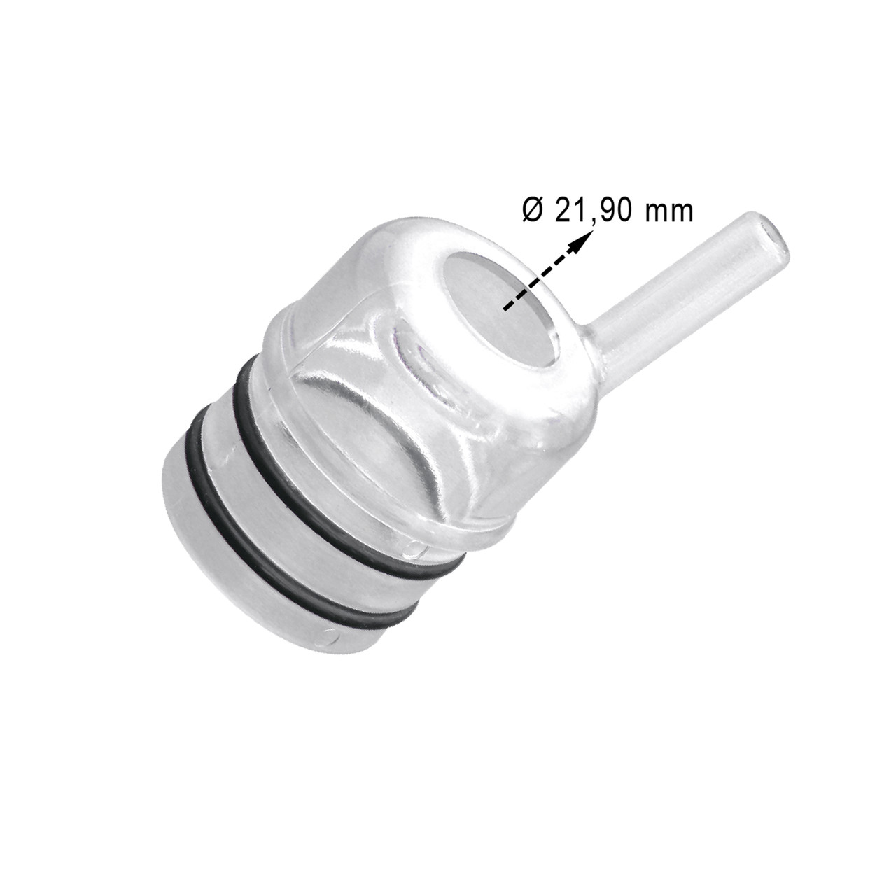 Наголовок склянки для доїльного апарату Ø 21.9 мм для КРС (Туреччина), фото 1