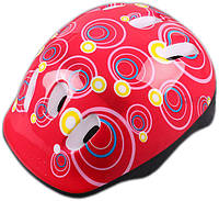 Шлем детский MS 2304 6 отверстий, размер средний Красный, World-of-Toys