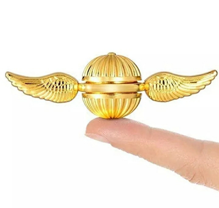 Іграшка Антистрес Snitch Спіннер Снітч з Гаррі Поттера Фіджет, Крутилка Золотий (00278)