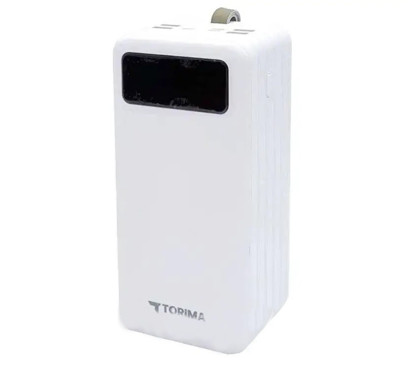 Суперпотужний переносний Power Bank 60000 mAh Torima TRM-007 білий Повербанк Реальна ємність