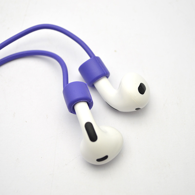 Тримач для навушників (захист від падіння) для AirPods 1/Airpods 2/Airpods 3/Airpods Pro Фіолетовий