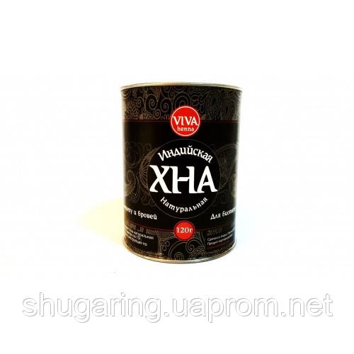 Хна для Біо-тату і брів VIVA Henna 120 гр чорна