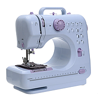 Портативная профессиональная мини швейная машинка с подсветкой MICHLEY SEWING MACHINE YASM-505A PRO 12 в 1 AIR