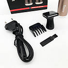 Тример для гоління 2в1 Geemy GM-3112 / Акумуляторна триммер машинка для стрижки волосся в носі, фото 7