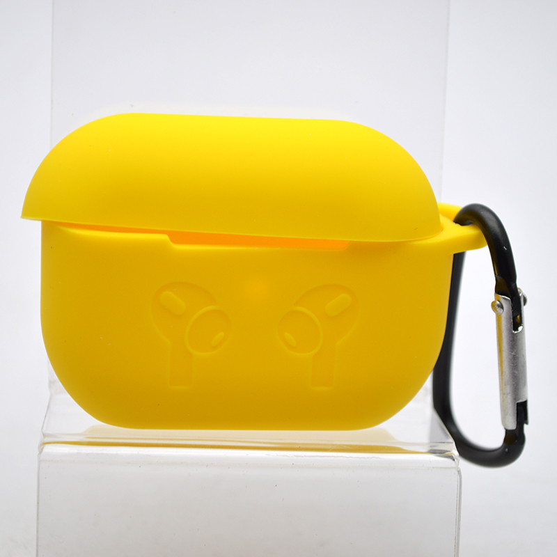 Чохол накладка Silicon Case для AirPods Pro Жовтий, фото 1
