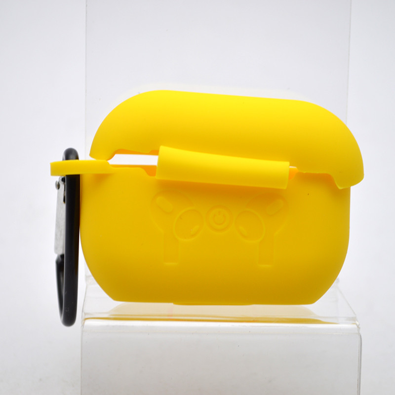 Чехол накладка Silicon Case для AirPods Pro Желтый, фото 2
