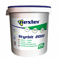 Бітумно-каучукова мастика на водній основі, клей для пінополістиролу Styrbit 2000 / Стірбіт 2000 уп. 20 кг