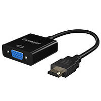 Конвертер HDMI to VGA HD converter + звук