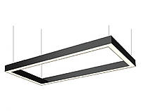 LED светильник фигурный VERONA -R 1230*620мм 108Вт 4200К(нейтральный белый свет) чёрный корпус