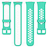 Силіконовий ремінець Primolux Perfor Classic для смарт-годинника Huawei Watch Fit 2- Mint&White, фото 5