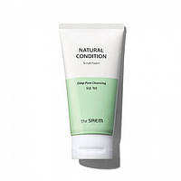 Пенка-скраб с экстрактом портулака для проблемной кожи The Saem Natural Condition Scrub Foam 150ml