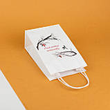 Новорічні подарункові пакети 150*90*240 Новорічні пакети для цукерок Дитячі подарункові пакети з ручками, фото 5