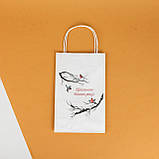 Новорічні подарункові пакети 150*90*240 Новорічні пакети для цукерок Дитячі подарункові пакети з ручками, фото 4