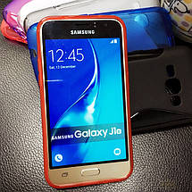 Силіконовий чохол Duotone для Samsung Galaxy J1 2016 Duos SM-J120 синій, фото 4