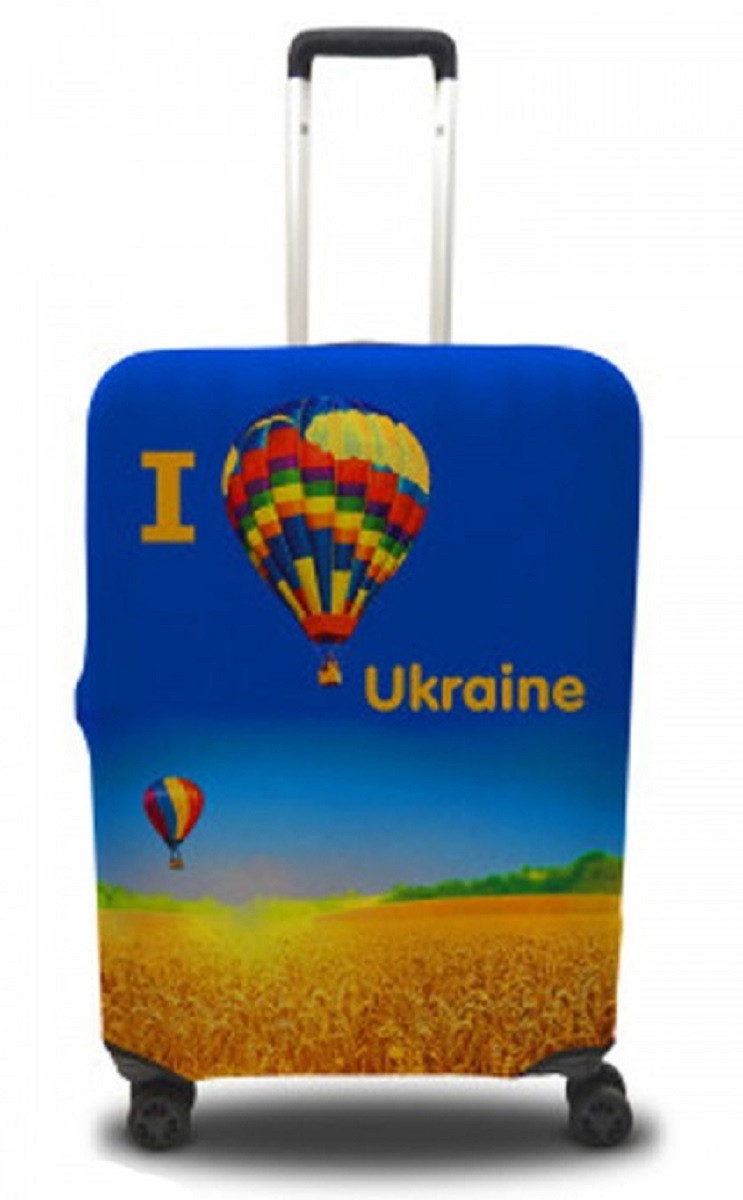 Чохол на валізу S дайвінг з малюнком Ukraine