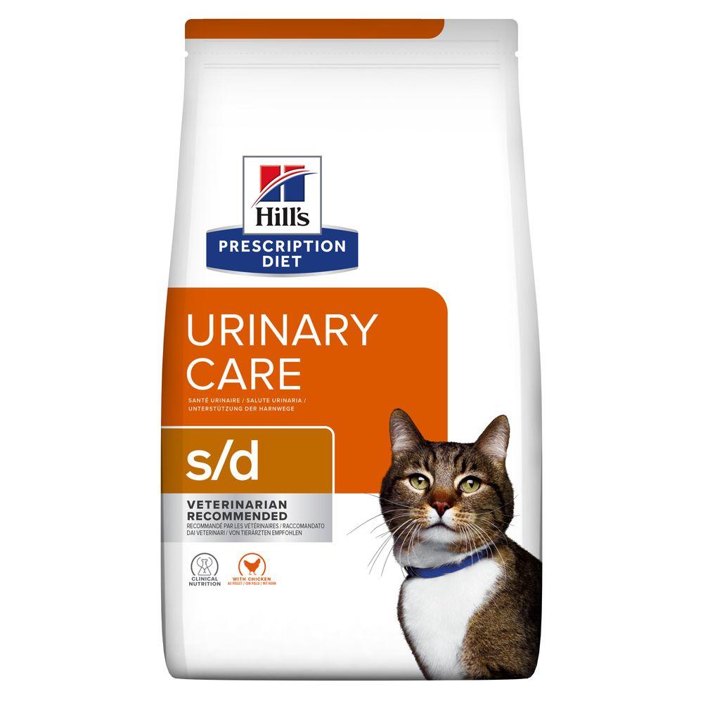 Hill's PD Feline S/D дієта для розчинення струвітних уролітів у дорослих кішок 3 кг