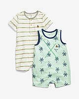 Дитячий трикотажний комбінезон футболка пісочник baby GAP для хлопчика