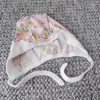 0-1 р 36 (1) тонкий бавовняний чепчик для новонароджених тоненька шапочка для малючка із зав'язками 4000 РЗВЗ