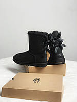 Женские UGG Short Bailey Bow Black