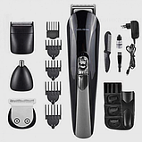 Машина для стриження Kemei KM-600 11 в 1, триммер, бритва, багатофункціональний триммер, мультитриммер Sta, фото 3