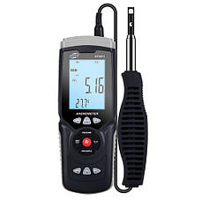 Термоанемометр USB, 0,3-30 м/с, 0-45 °C BENETECH GT8911, фото 5