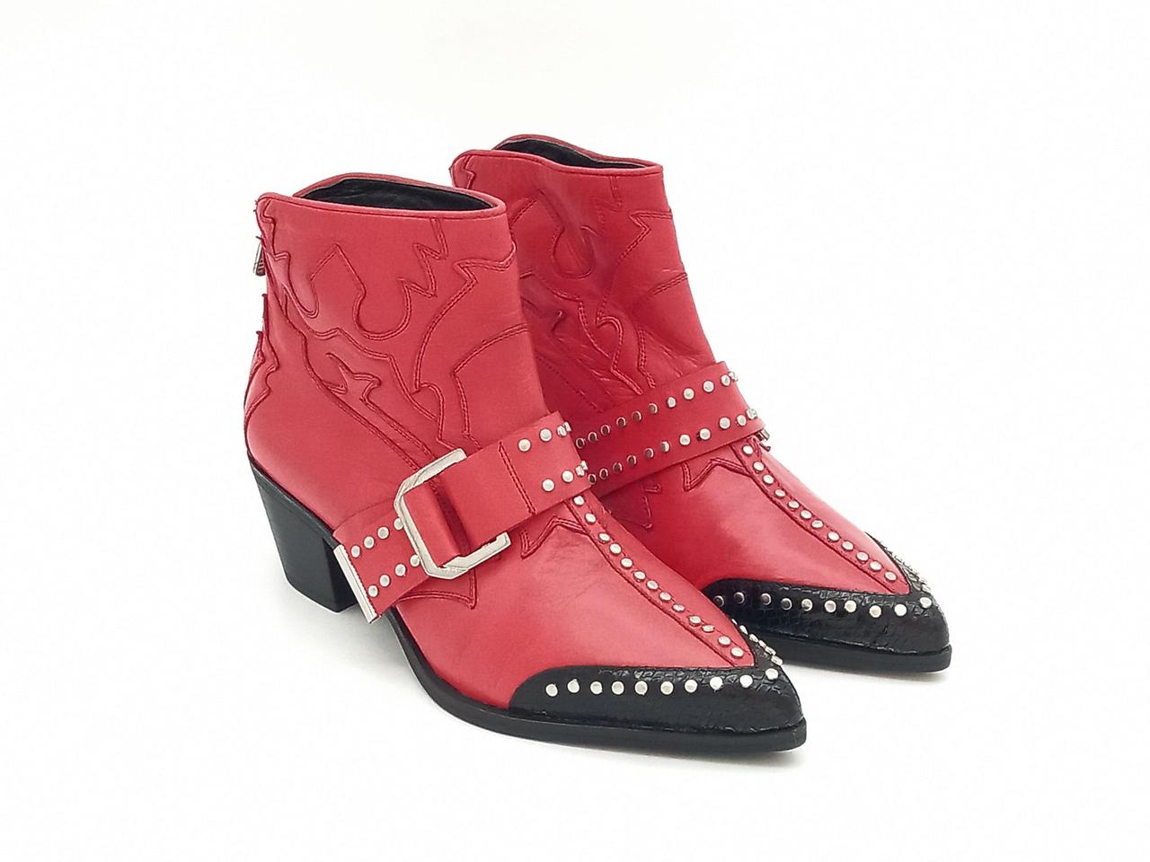 Козаки Etor 6959-9670-1 чорний+червоний, фото 1