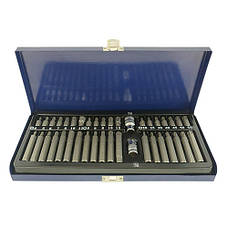 Набір біт 10 мм HEX, TORX, SPLINE 40ед. СТАНДАРТ SDBS0040, фото 3