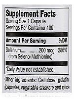 Комплекс Селен і Молібден Douglas Laboratories Seleno Methionine 200 mcg 100 Caps DOU-01680 BX815, фото 6