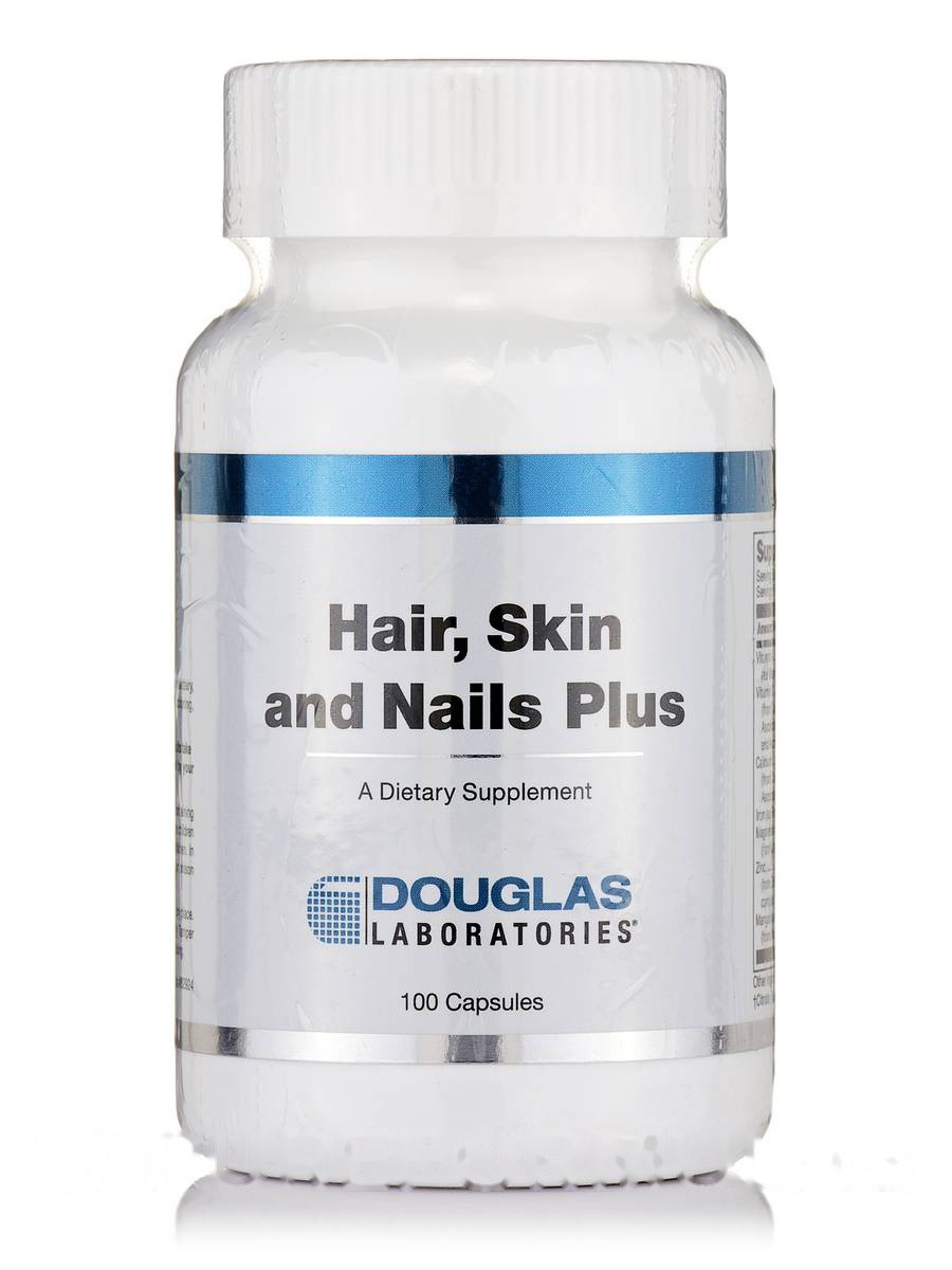 Волосся, шкіра та нігті Плюс, Hair Skin and Nails Plus, Douglas Laboratories, 100 капсул BX819