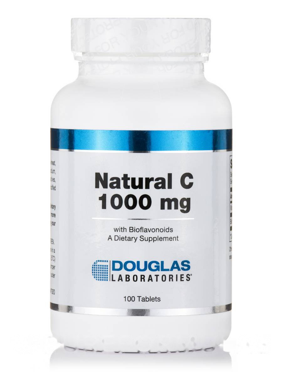 Натуральний C 1000 мг із біофлавоноїдами, Douglas Laboratories, 100 таблеток BX820