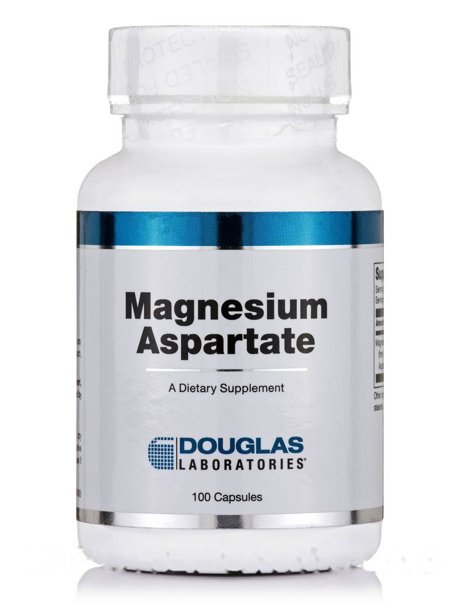 Аспартат магния, Magnesium Aspartate, Douglas Laboratories, 100 капсул BX832, фото 1
