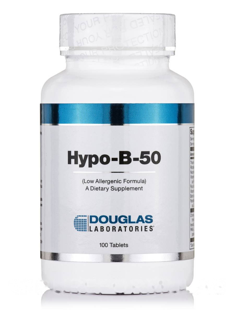 Гіпосульфіт-B-50, Hypo-B-50, Douglas Laboratories, 100 таблеток BX843, фото 1