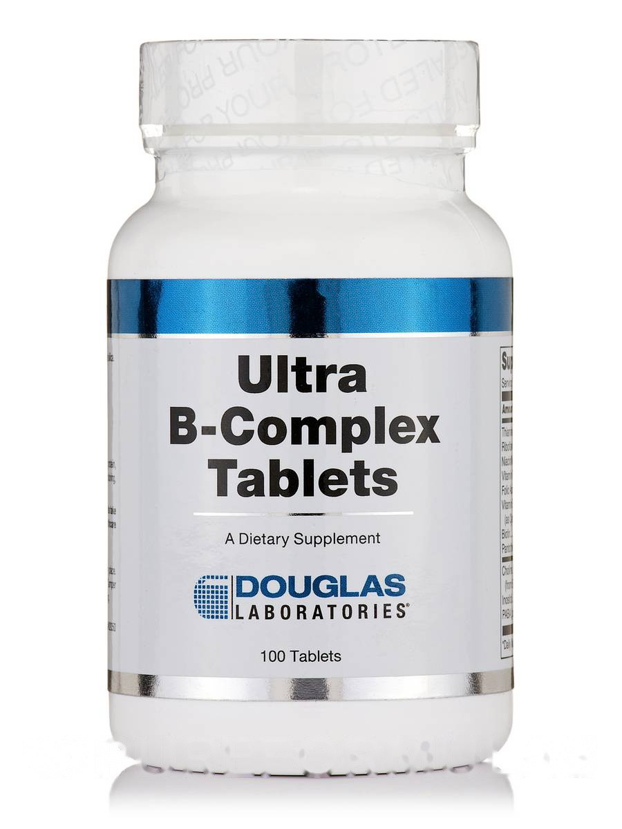 Ультракомплекс, Ultra B-Complex, Douglas Laboratories, 100 таблеток BX850
