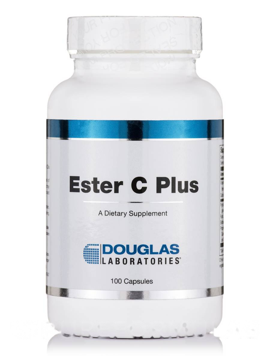 Естер C Плюс, Ester C Plus, Douglas Laboratories, 100 капсул BX860