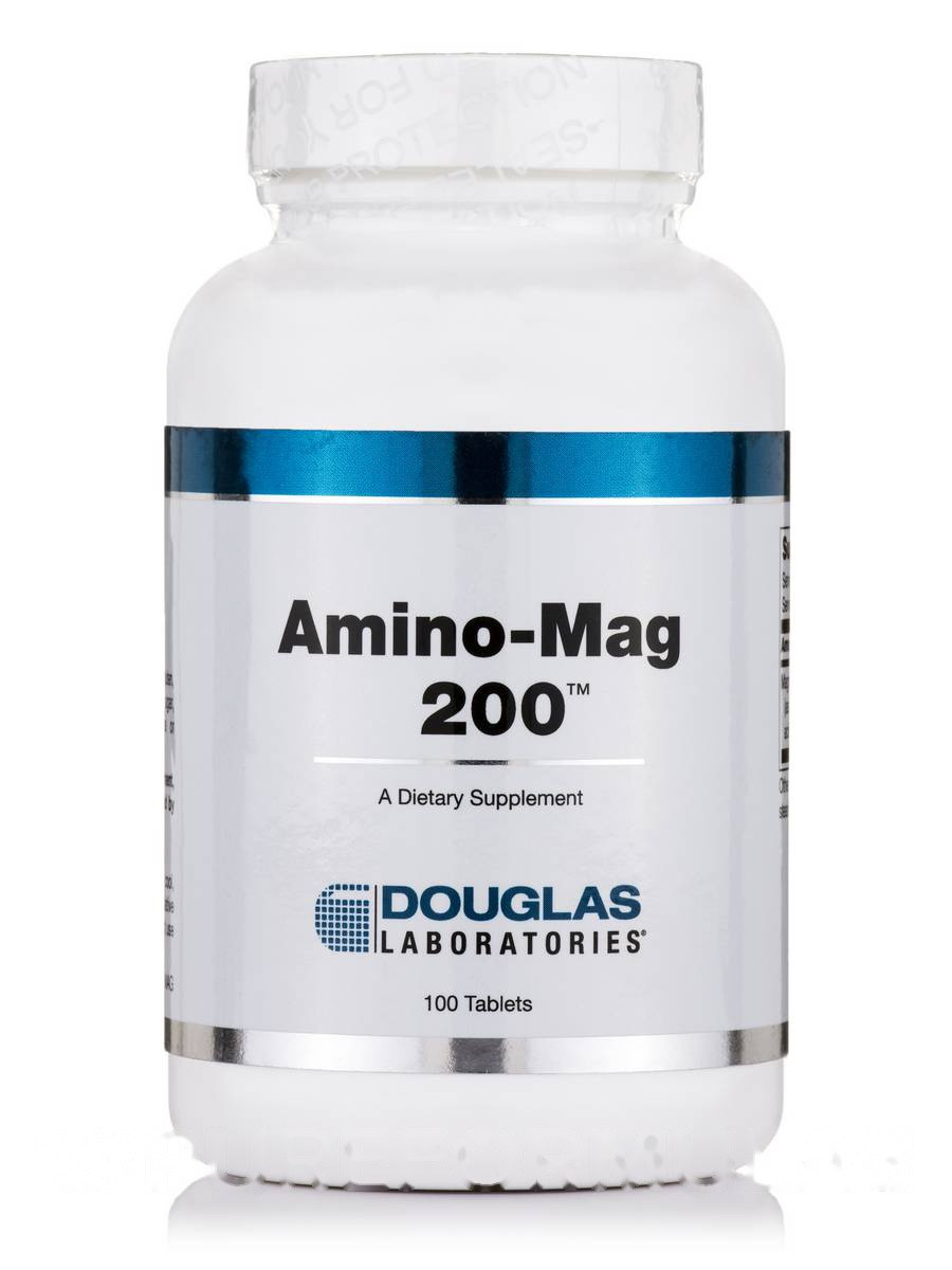 Аміно-Mег 200, Amino-Mag, Douglas Laboratories, 100 таблеток BX870, фото 1
