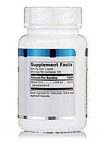 Витамин D 1000 МЕ, B-Complex with Metafolin and Intrinsic Factor, Douglas Laboratories, 100 таблеток BX878, фото 3